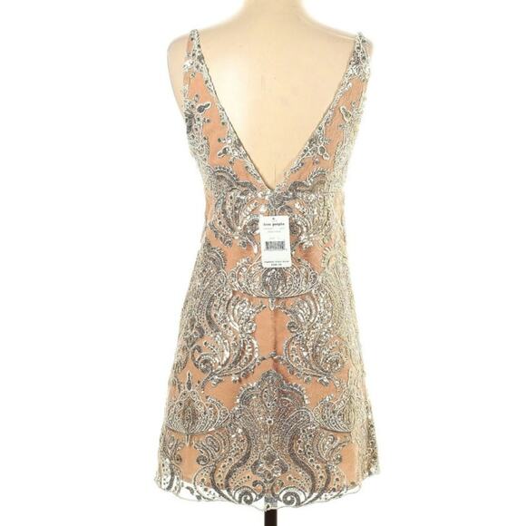 NWT Free People Night Shimmers Sparkling Sequin Dress - Picture 3 of 6